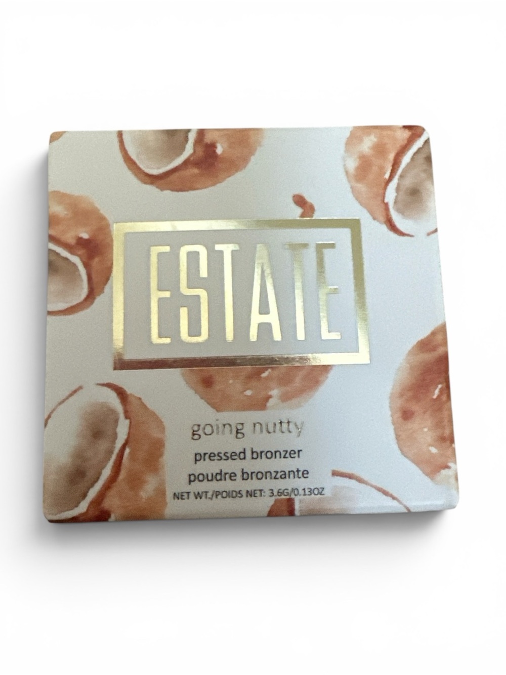 Estate Going Nutty Pressed Bronzer 3.6g NIB Matte Bronzing Powder